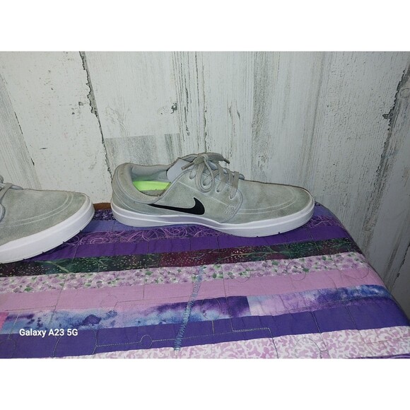 Nike STEFAN JANOSKI HYPERFEEL  Grey Black Men's 7.5 Skateboarding Shoes - Picture 5 of 12